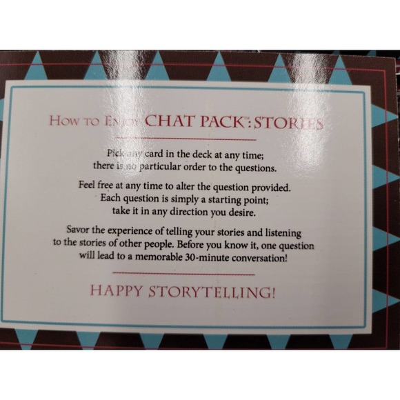 Chat Pack Stories Question Guys Family Parties Office Events Wedding Questmarc - Picture 8 of 9